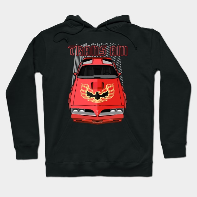 Firebird Trans am 77-78-red Hoodie by V8social